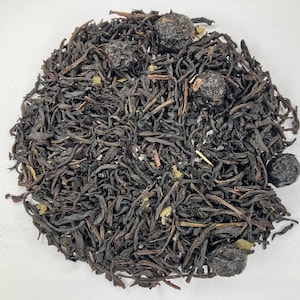 Black Currant Tea, Black Currant Loose Tea, Gourmet Loose Tea, Flavored Tea, Gifts for Her, Tea Lover Gifts, Gifts for Him