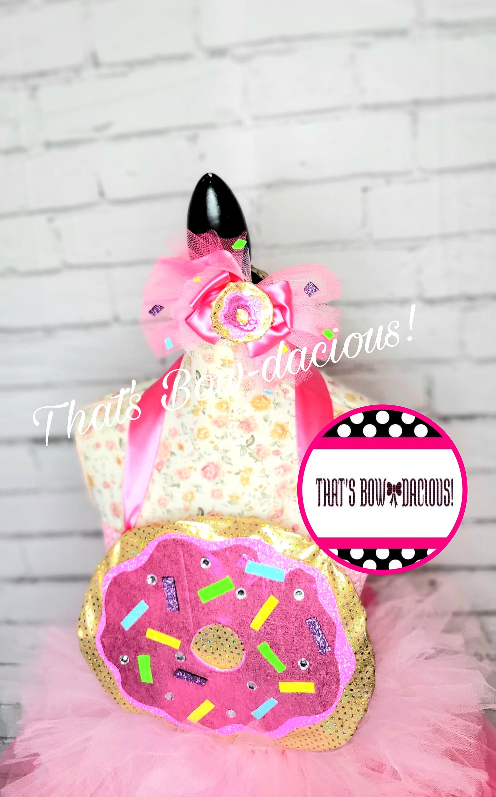 Donut Pattern Print Dress main image 1