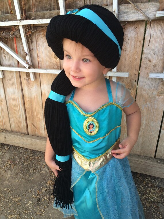 Crochet Toddler Child Princess Jasmine Beanie Wig Hair - Etsy Crochet Toddler Child Princess Jasmine Beanie Wig Hair - Etsy