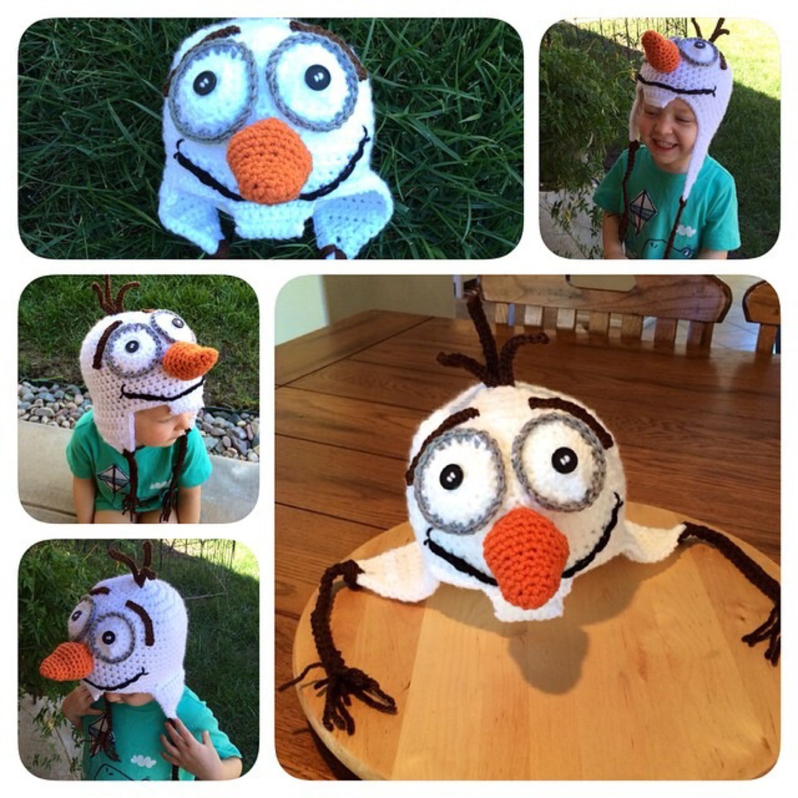 PATTERN ONLY Frozen Olaf Hat Crochet Pattern - Etsy