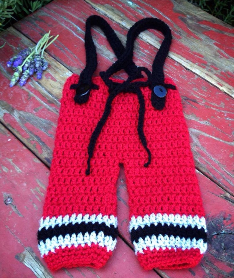 Little Crochet Fireman Outfit Pants With Suspenders and | Etsy
