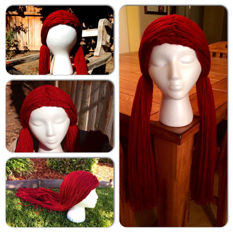 infant red wig