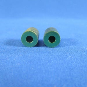 Małe zielone, solidne aluminiowe pokrętła sterujące do gitary HiFi, 1/2" x 3/8" Zestaw 2 szt. zdjęcie 4