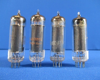 Valvole termoioniche RCA 6AQ5A abbinate Quad TV-7 testate presso NOS Audio Tube