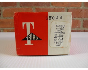 Triad Transformer F-63U Rectifier Dry Disc F-63U NOS NIB