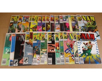 The Nam Marvel Comics 31 to 59 Run Missing 39 51 Lot of 27 High Grade Books