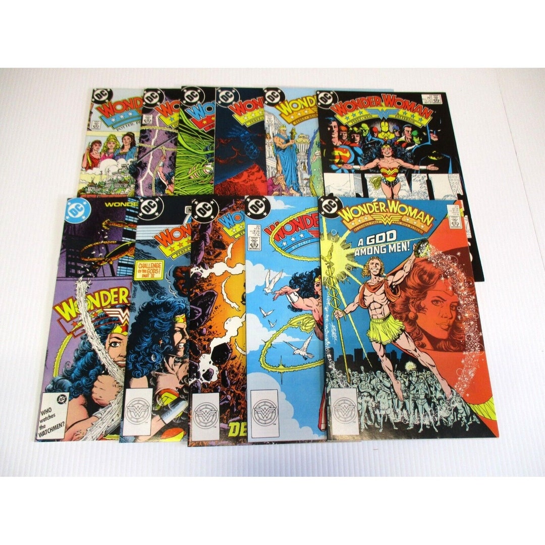 Wonder Woman DC Comics George Perez 1 2 3 6 7 8 9 13 21 22 - Etsy