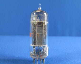 6FQ7 6CG7 RCA-vacuümbuis met doorzichtige bovenkant, grijze plaat TV-7, sterk getest