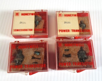 4x Honeywell 2N1261 CA2D2GK Tranzystor germanowy NOS Oryginalne opakowanie radia