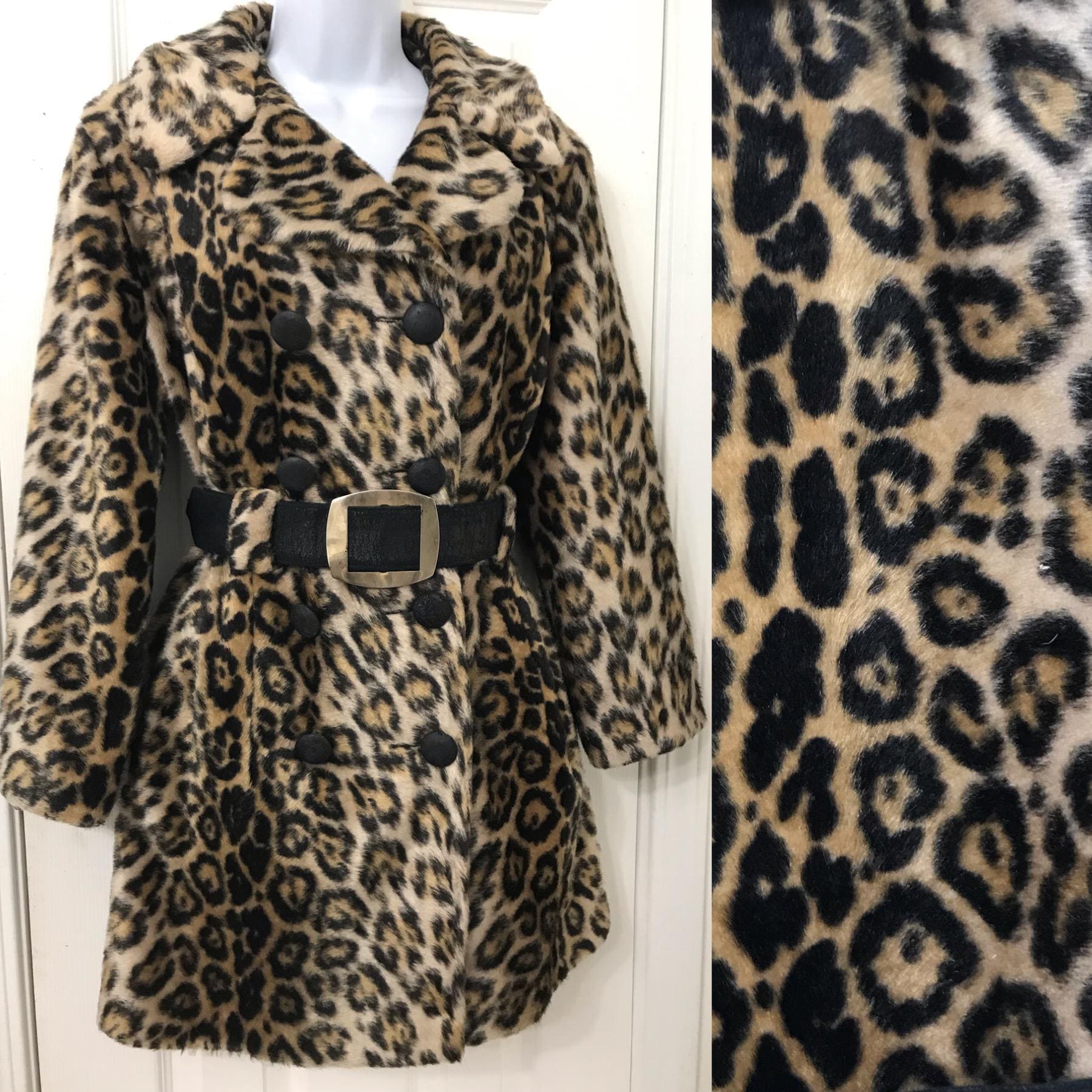 コート Mickie Ocelot Print Faux-Fur Coat Classic Ocelot Luxe Faux Fur SpiritHood Coat | Wild Elegance