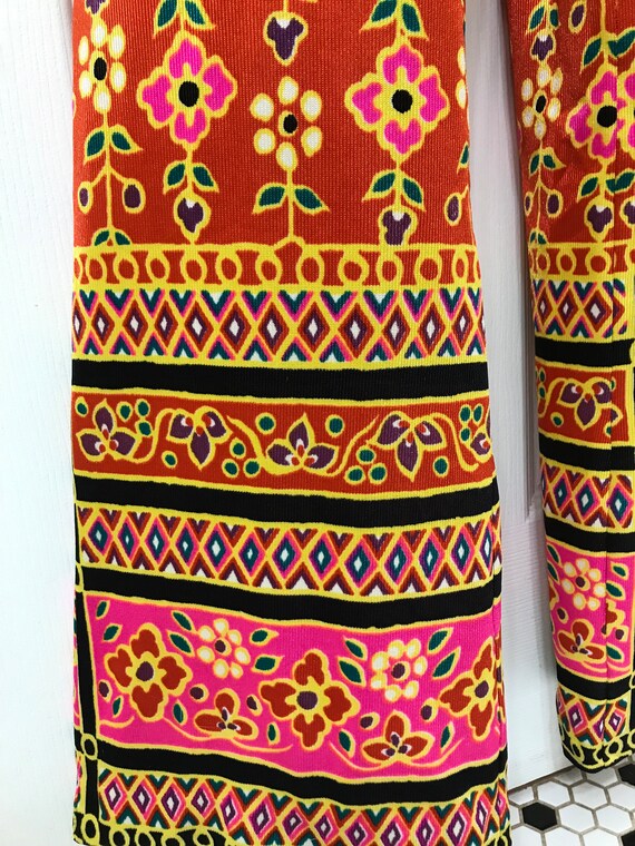 DEADSTOCK Vintage 1960’s 1970’s Psychedelic Pant … - image 8