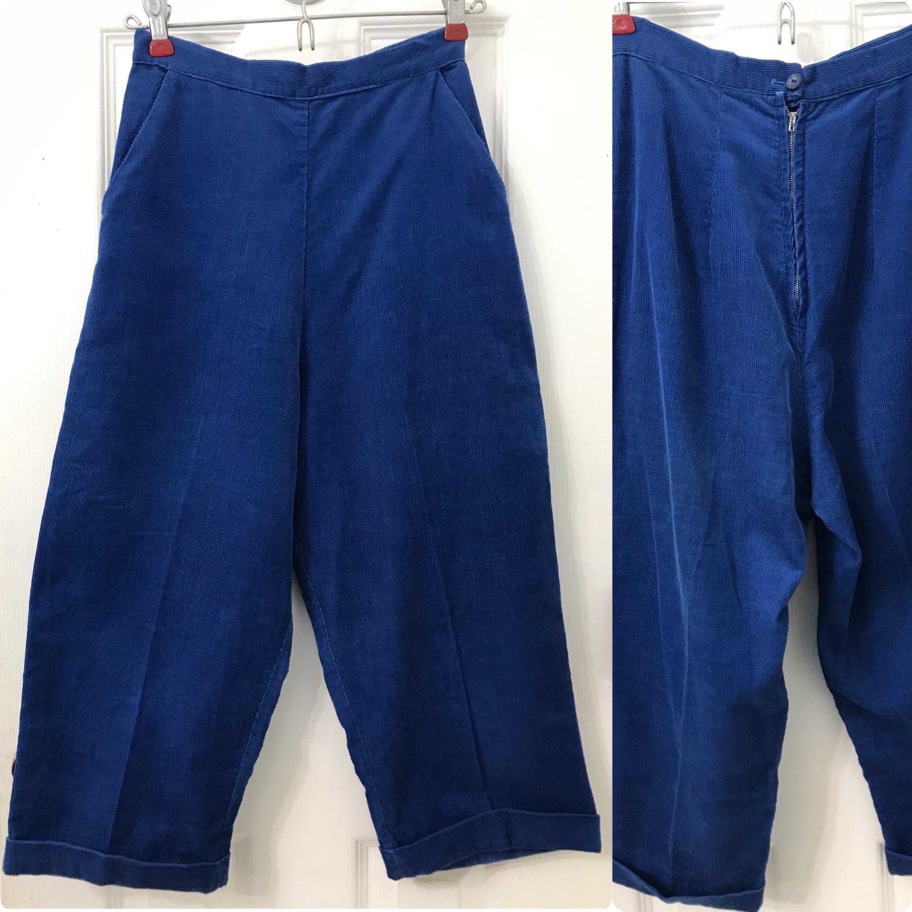 50s Back Zip Pants - Etsy