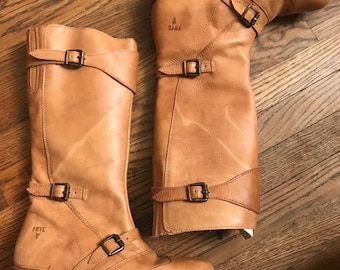 Vintage Frye Boots 3 Strap Durango Motorcycle Steam Punk Boot Rare Discontinued Style Deadstock 90’s Y2K 1990’s 00’s