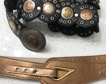 Vintage Brown Braided Moroccan Belt Moroccan Style Belt Hips  display picture 2