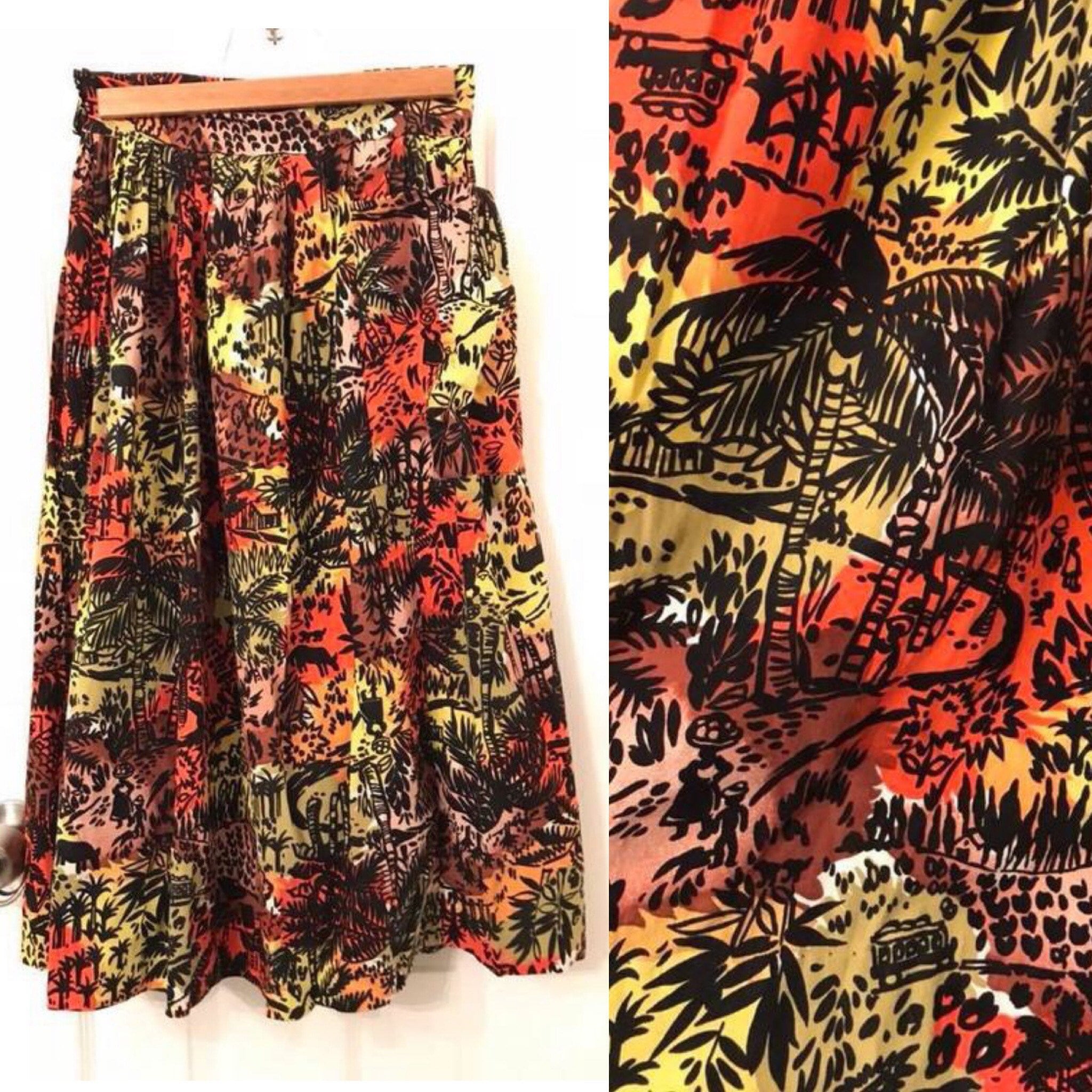 hawaiian swing skirt