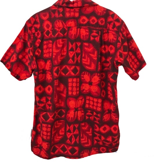 Vintage Tiki KAMEHAMEHA 1950’s Hawaiian Shirt 50'… - image 3