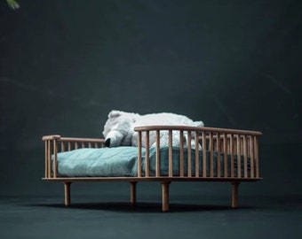Wooden Pet Bed, Solid Wood Pet Crib