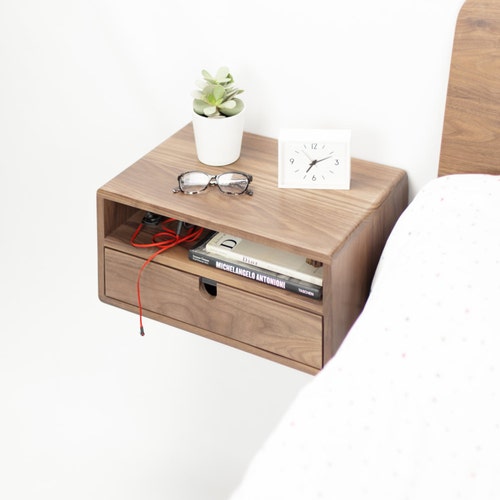 Floating Bedside Drawer Etsy UK