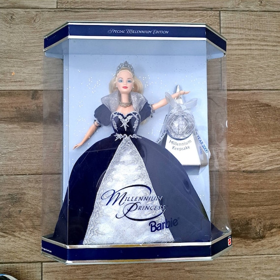 1999 MILLENNIUM PRINCESS 2000 Barbie Doll With Millenium Mattel Keepsake 24154 New Years Collectible Etsy