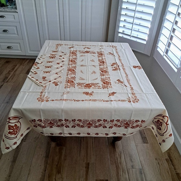 Italian Tablecloth Etsy