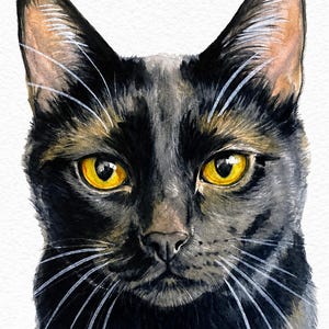 Custom Watercolor Pet Portrait, Personalized Dog Art Gift