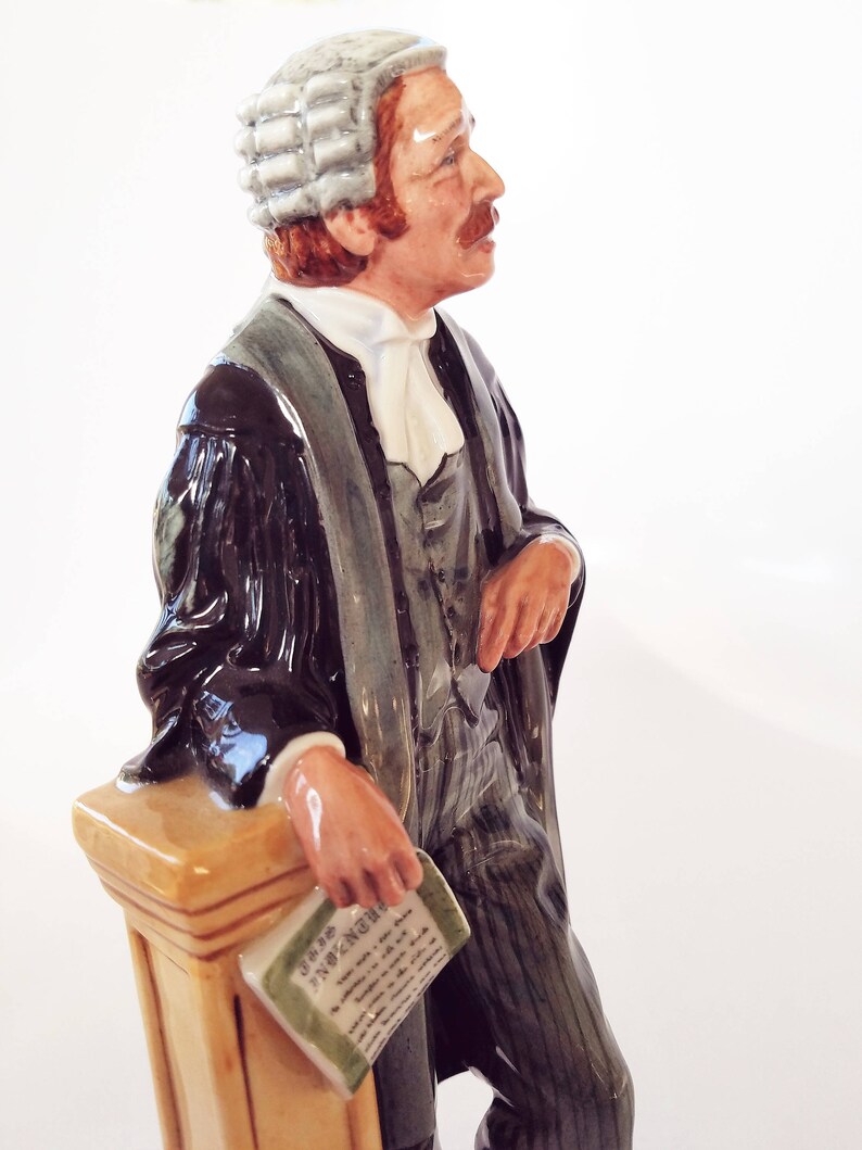Royal Doulton Figurine The Lawyer Porcelain Figurines Etsy