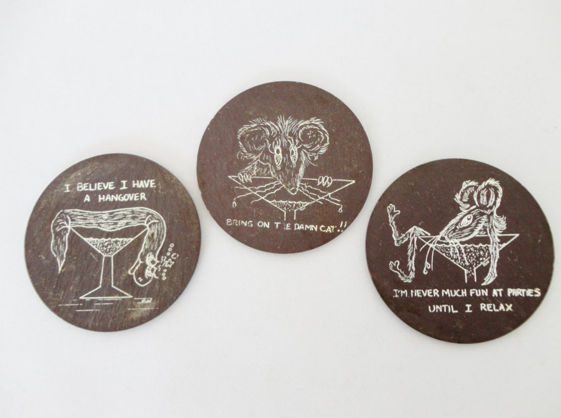 Vintage Drink Coasters Wood Coasters Wooden Coasters Etsy Vintage Drink Coasters Wood Coasters Wooden Coasters Etsy
