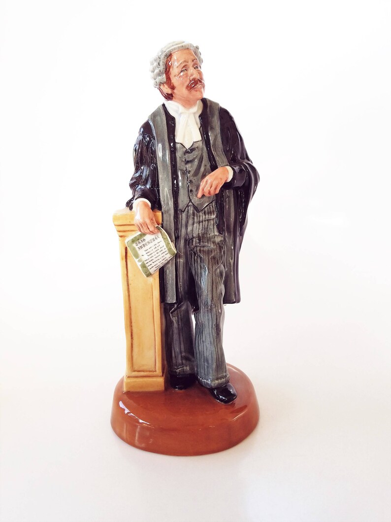 Royal Doulton Figurine The Lawyer Porcelain Figurines Etsy
