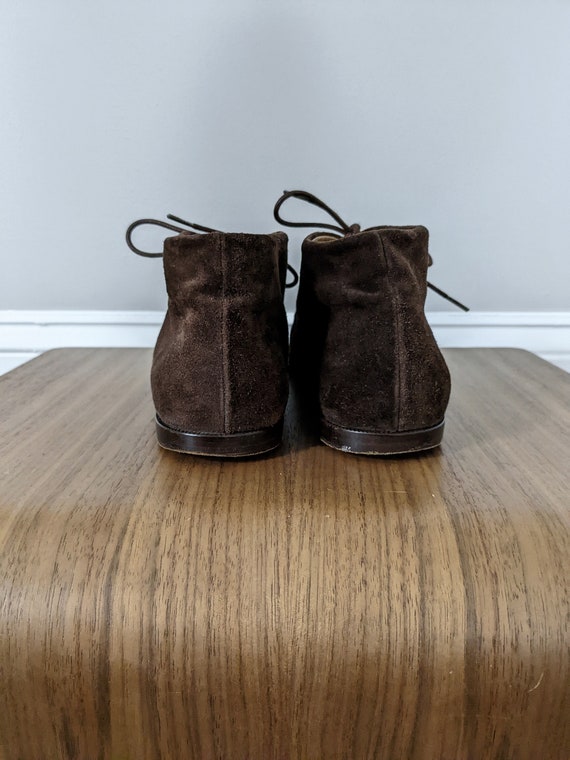 Joan & David Brown Suede Boots Size 8 // Made in … - image 5