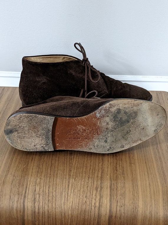 Joan & David Brown Suede Boots Size 8 // Made in … - image 6