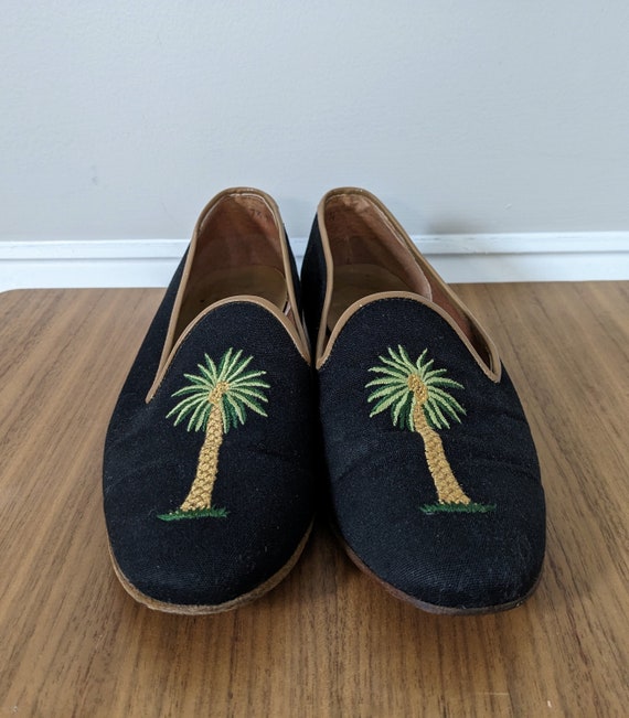 Vtg. ZALO Palm Tree Shoes Size 7 1/2M - image 2