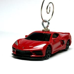 2020 21 22 23 24 Red Chevy Corvette Stingray Z51 C8 Car Christmas Tree Ornament - Gift For - Ornament Hook Included