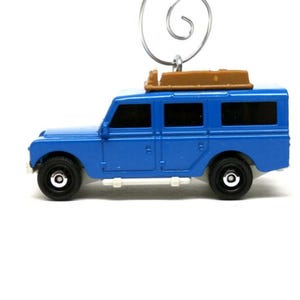 1965 Land Rover Safari Jeep Truck Car Christmas Tree Ornament - Gift For - Ornament Hook Included