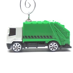 Garbage Truck Vehicle Recycling Car Christmas Tree Ornament - Gift For - Ornament Hook Included