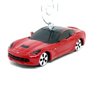 2014 15 16 17 18 19 Red Chevy Corvette Sting Ray Stingray Car Christmas Tree Ornament - Gift For - Ornament Hook Included