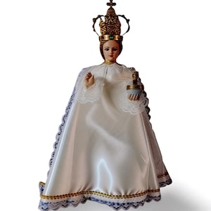 Infant of Prague Statue - Jesus with Glass Eyes - Catholic Religious Statue