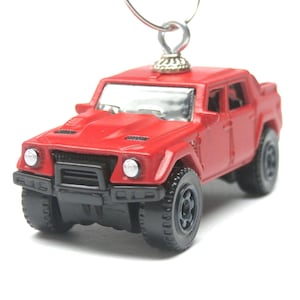 Lamborghini LM002 Super Truck Car Christmas Tree Ornament - Gift For - Ornament Hook Included