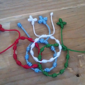 2 baby bracelet. Baby decenario. Baby Rosary bracelet. Baby Bracelet image 1