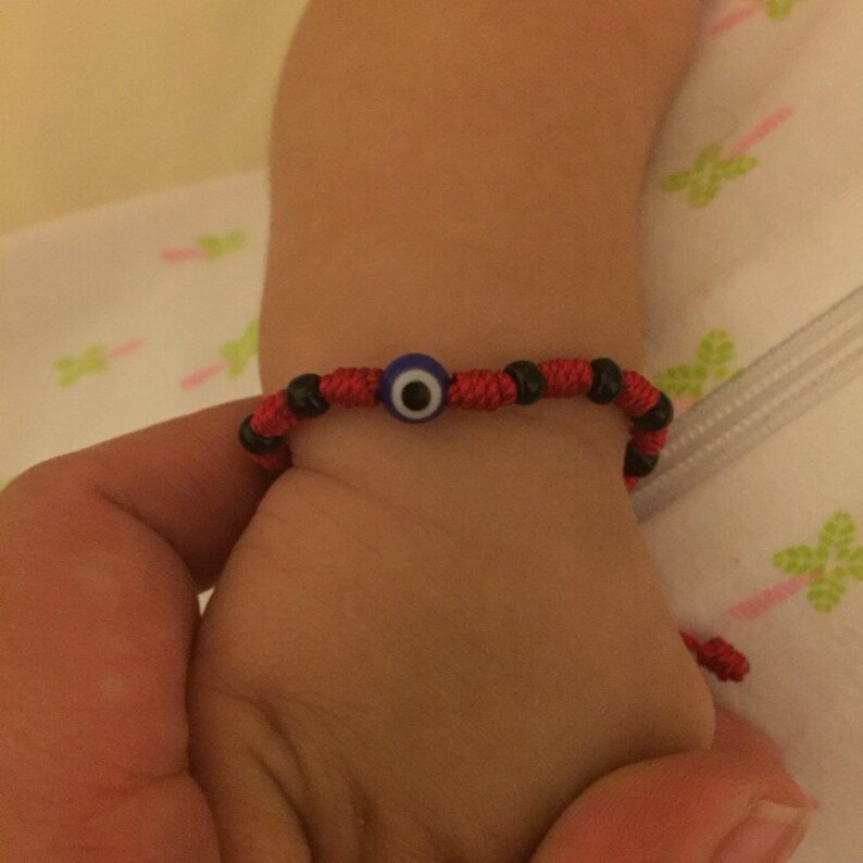 Baby evileye bracelet. Baby Evil eye bracelet. Baby Bracelet. Etsy