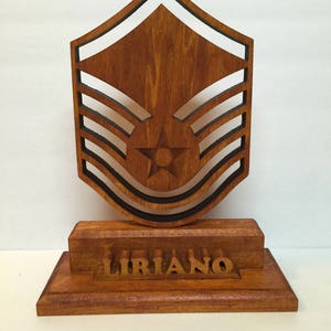 Military Rank Display - Name Display - Military Wood Rank Display - Military Promotion - Military Rank - Rank Display - Military Gift