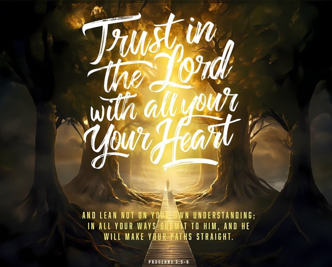 Beautiful Proverbs 3:5-6 Jigsaw Puzzle Inspirational Christian Art 252 ...