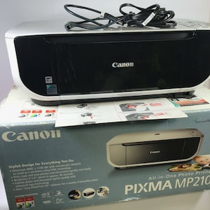 PIXMA MP210 All-in-one Inkjet Printer Scanner Etsy