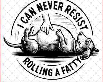 Funny Dog Clipart – Rolling Fatties Dachshund Design (Digital Download)