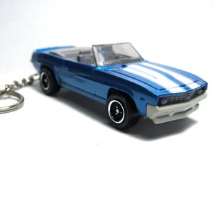 1969 Chevrolet Camaro 396 SS Convertible Car Keychain Key Chain Lanyard