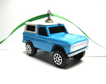 Ford Bronco Sport 4x4 SUV Truck Ornament Matchbox Hot Wheels