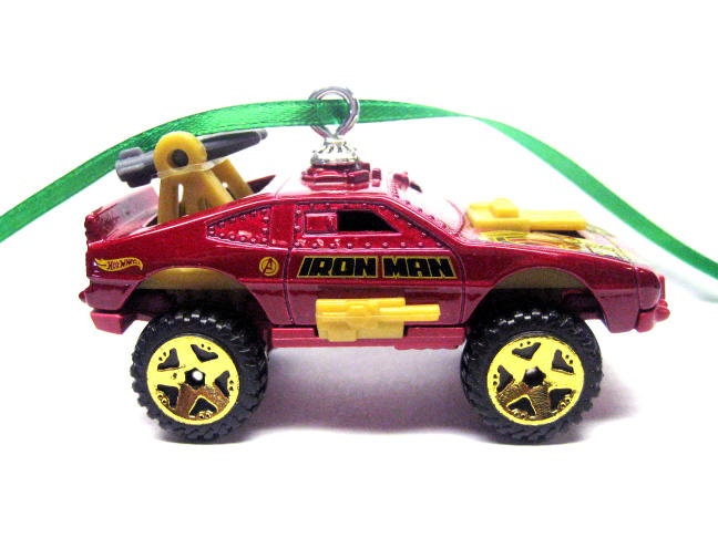 Iron Man Car Hot Wheels Ornament 