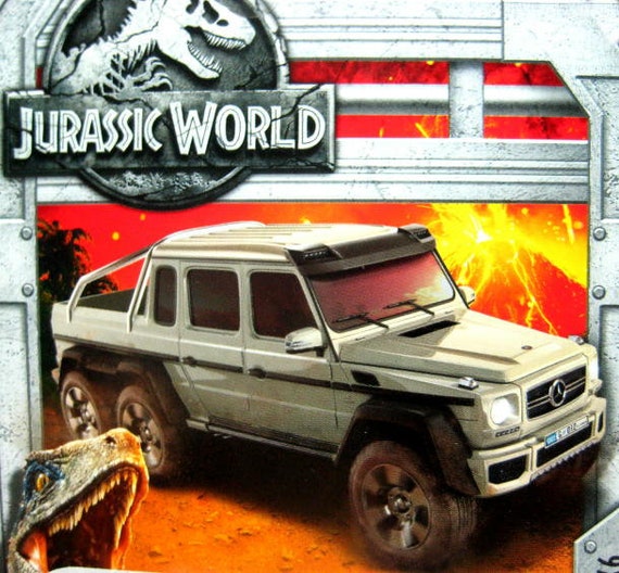 Mercedes Benz G63 Amg 6x6 Suv Jurassic World Matchbox Ornament Hot Wheels