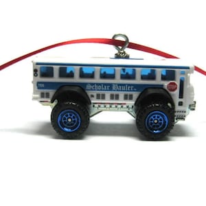 School Bus Christmas Tree Ornament