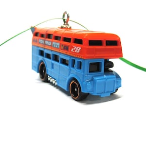 Double Trouble Decker Bus  Christmas Tree Ornament