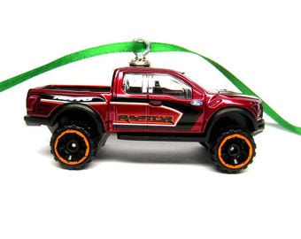 Ford F-150 Raptor Pickup Truck Matchbox Ornament Hot Wheels Ornament F150